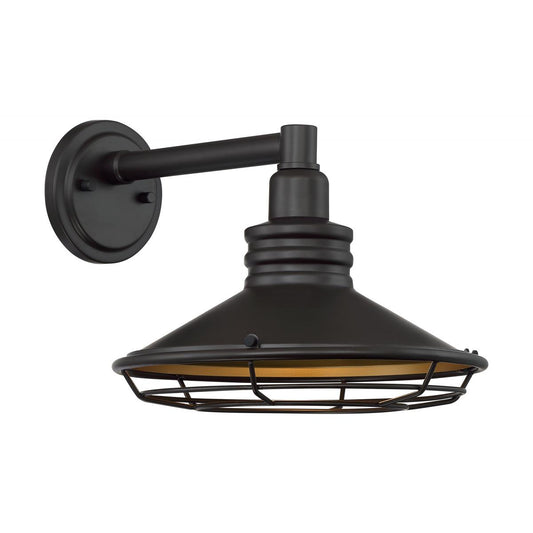 Blue Harbor - 1 Light Large Sconce with Dark Bronze - Gold Finish