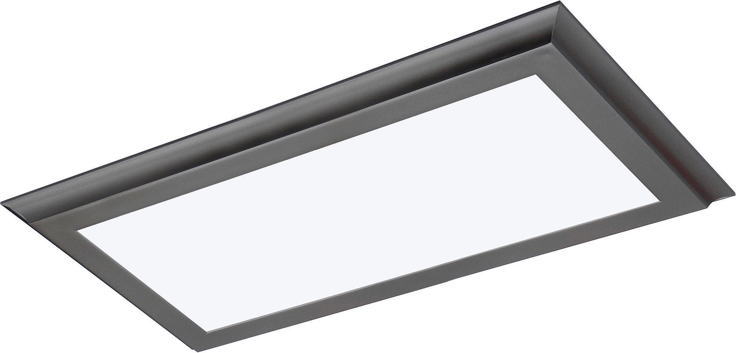 Blink Plus Profile - 12" x 24" Surface Mount 22W LED - Gun Metal Finish