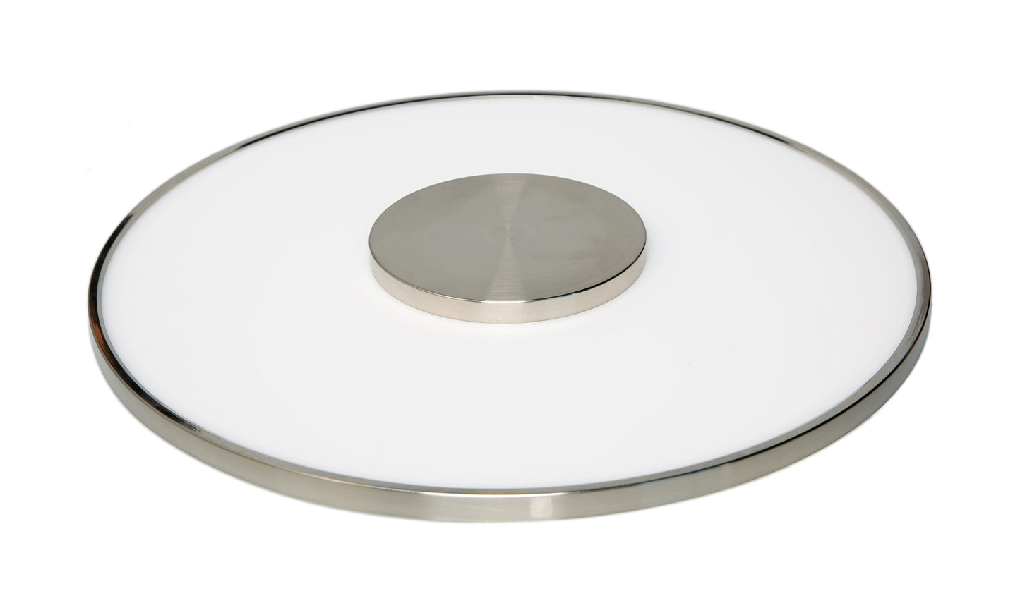 Blink Luxe - 17" Flush Mount 31.5W LED Fixture - Round Shape with Brushed Nickel Finish