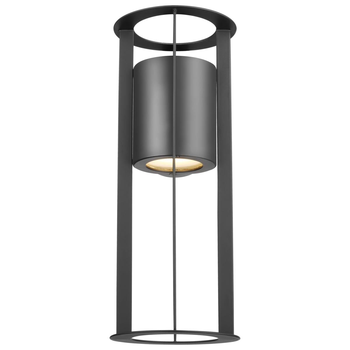 Continuum - 15W LED Medium Wall Lantern - Matte Black Finish