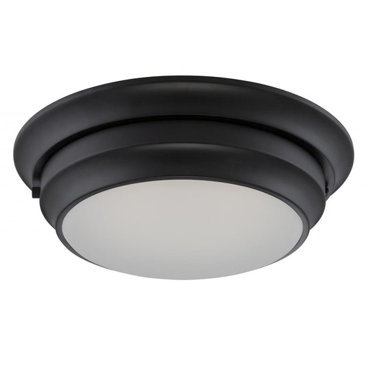 Dash - LED Flush Fixture in Aged Bronze Finish - Frosted Glass